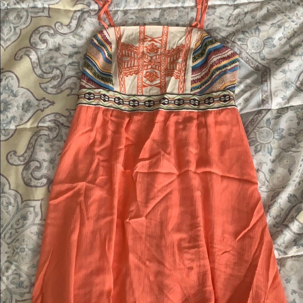 Peach dress